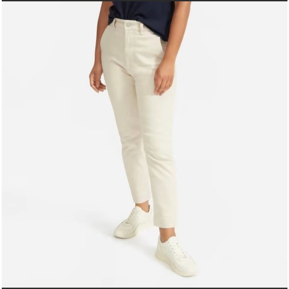 Everlane Straight Leg Crop in Sandstone Womens Size: 8